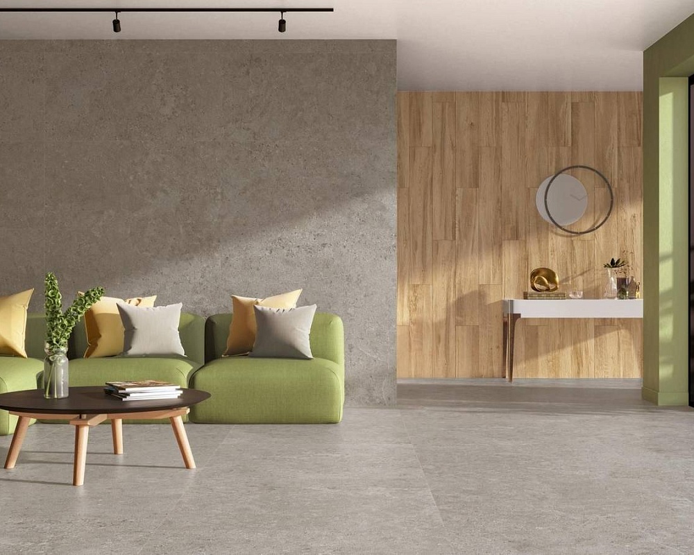 Silver Matt Rect 100x100